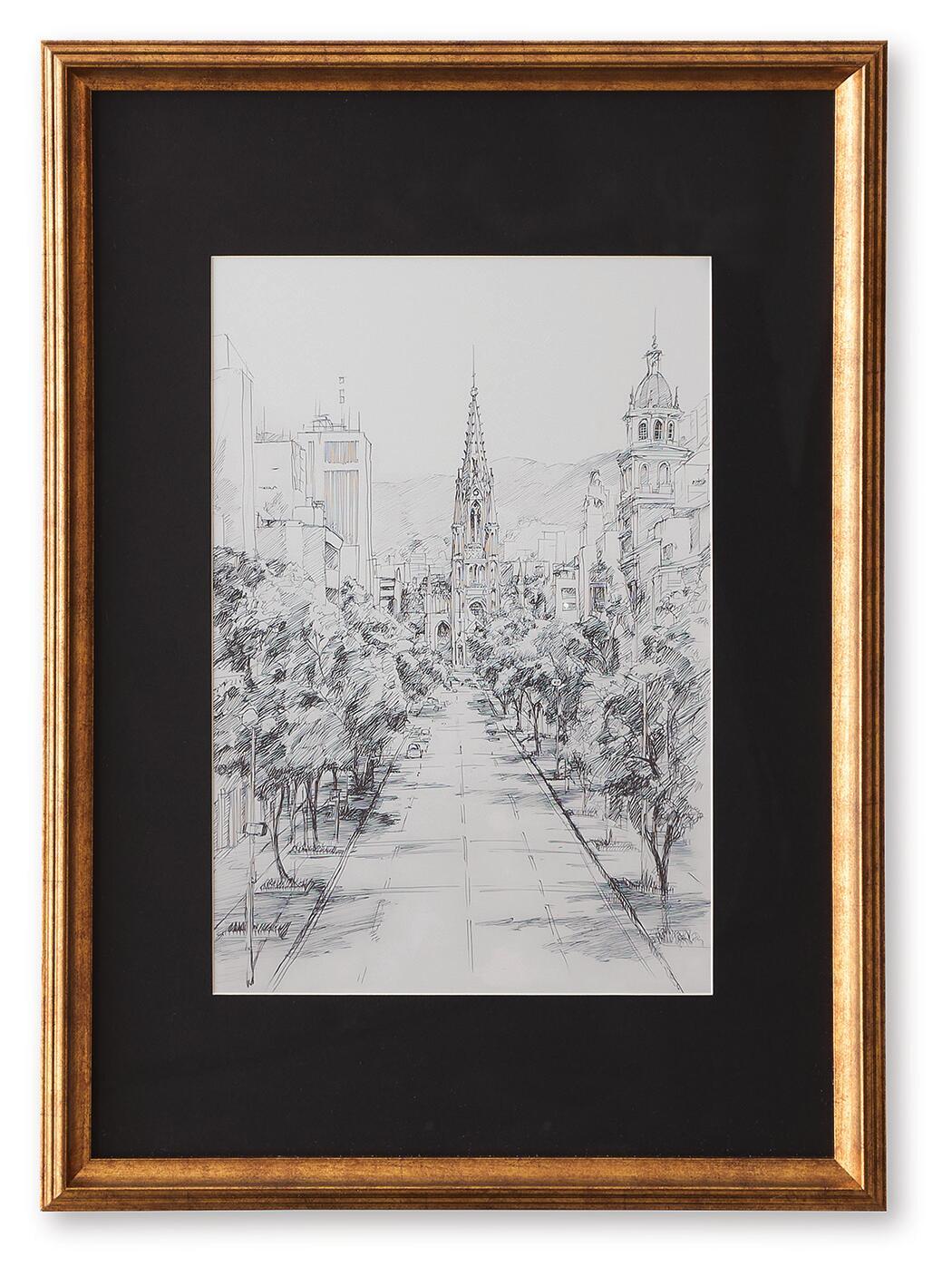 Lemmill - Wall Art - Black / White by Ashley – Framed Prints