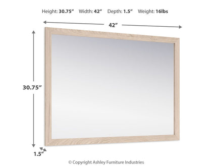 Cadmori - Bedroom Mirror - Tan by Ashley – view 3