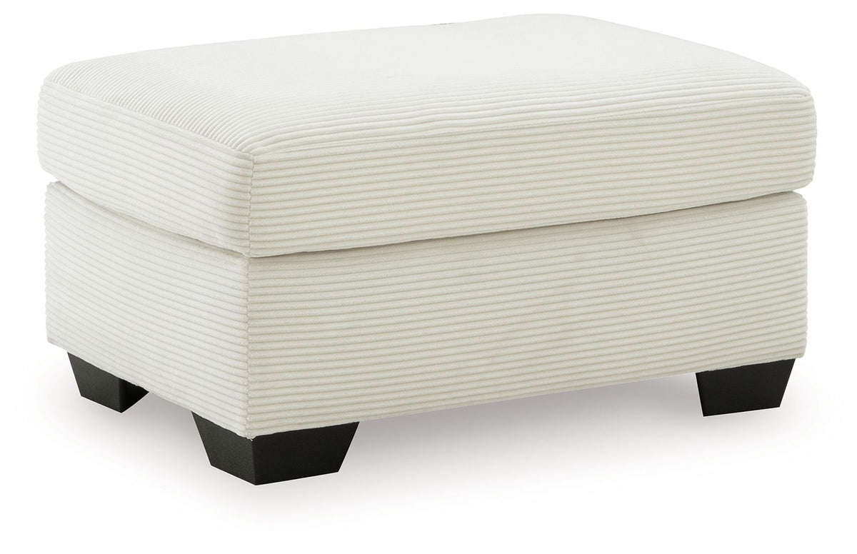Greenbriar - Ottoman - Ivory by Ashley – Upholstered Ottomans