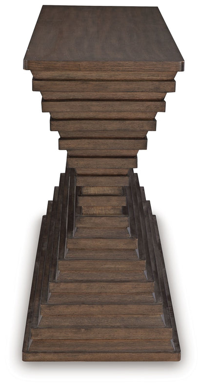 Hannodream - Sofa Table - Warm Brown by Ashley – view 4