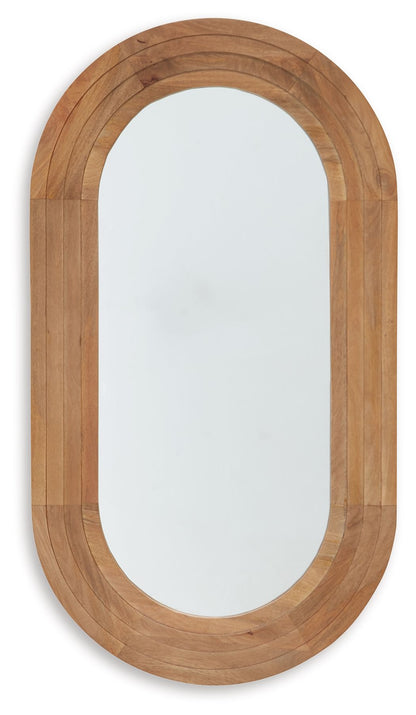 Daverly - Accent Mirror - Brown by Ashley – view 3
