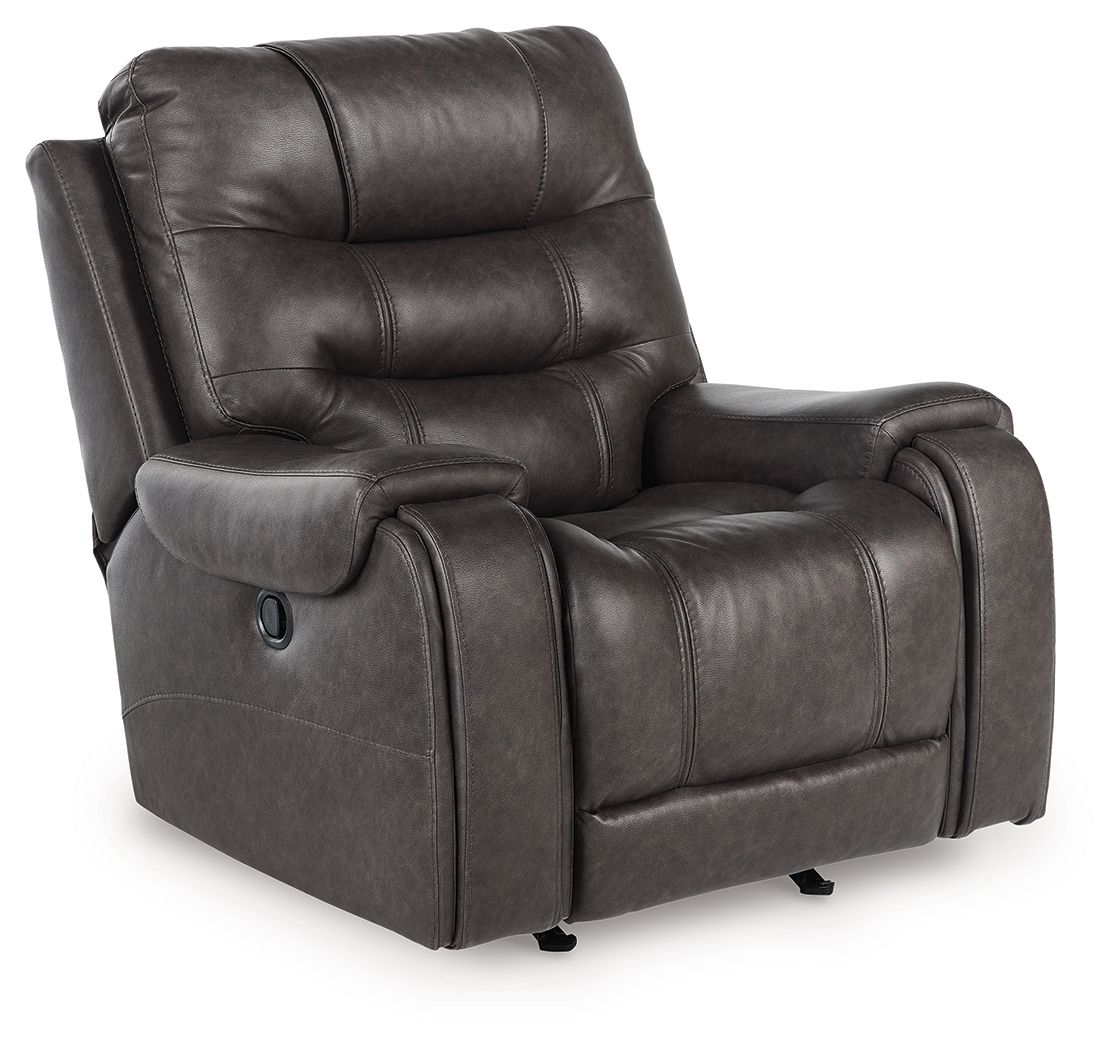 Femley - Rocker Recliner - Smoke by Ashley – Rocker Chairs