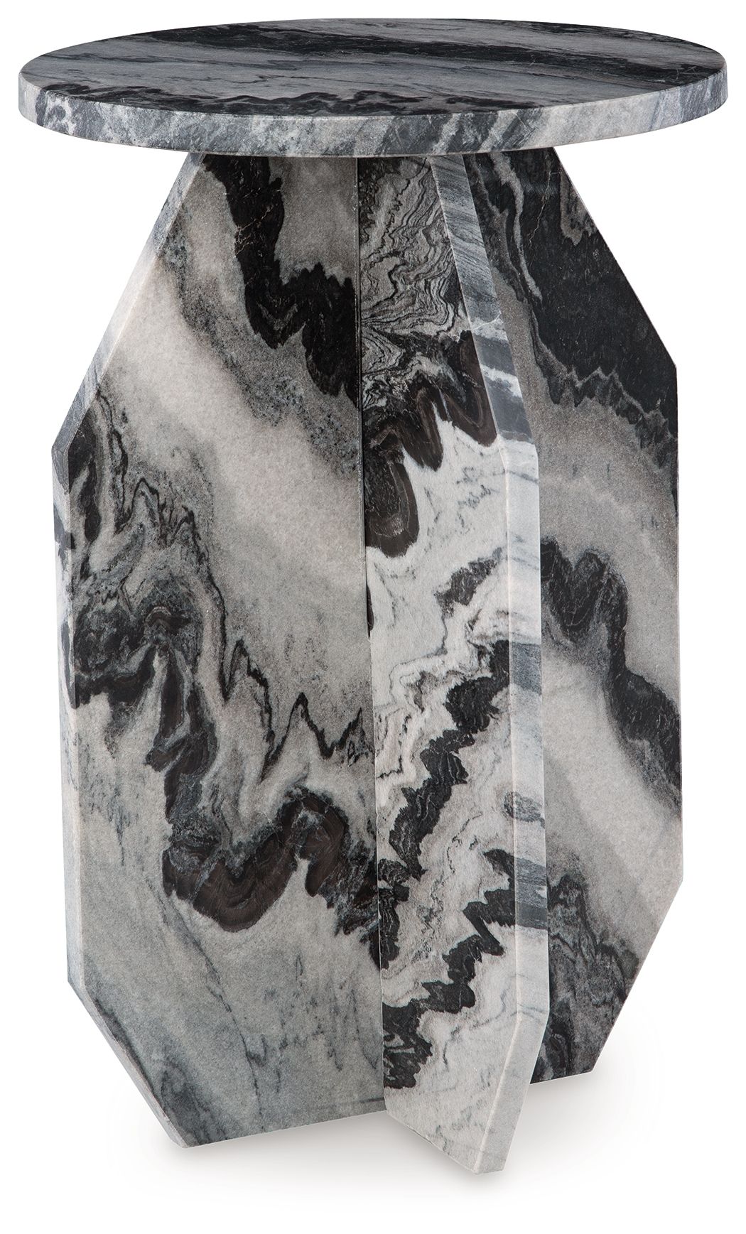 Wrenlane - Accent Table - Black / White / Taupe by Ashley – Accent Tables