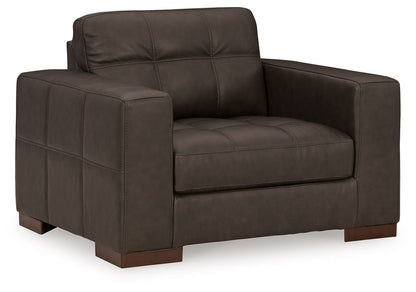 Luigi - Chair And A Half - Thunder by Ashley – Arm Chairs