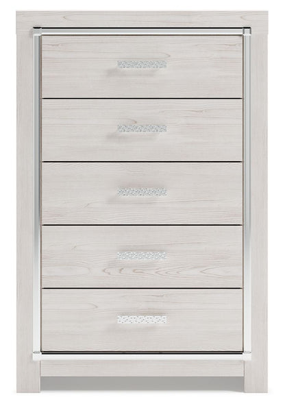 Altyra - Five Drawer Chest - White by Ashley – view 2