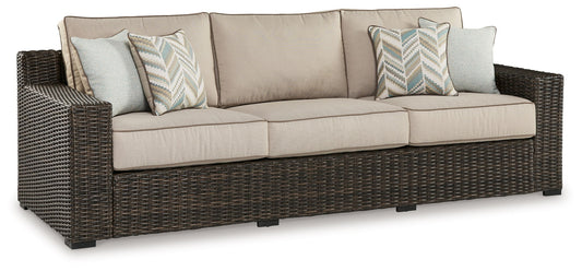 Coastline Bay - Sofa With Cushion - Brown by Ashley – Sofas