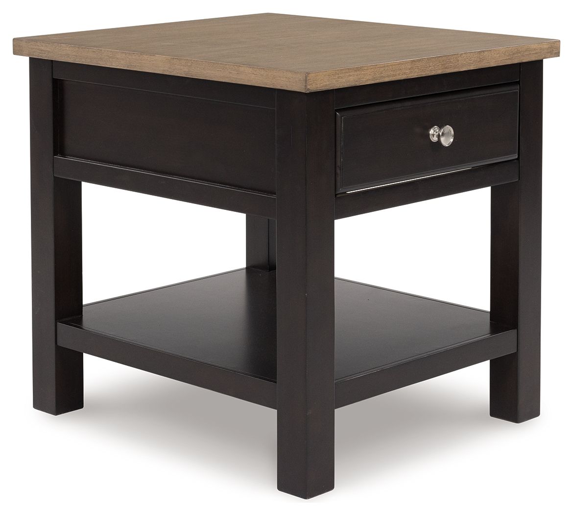Drazmine - Rectangular End Table - Brown by Ashley – End Tables