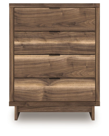 Chirason - Four Drawer Chest - Brown by Ashley – view 3
