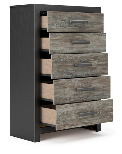 Broachmyn - Five Drawer Chest by Ashley – view 7