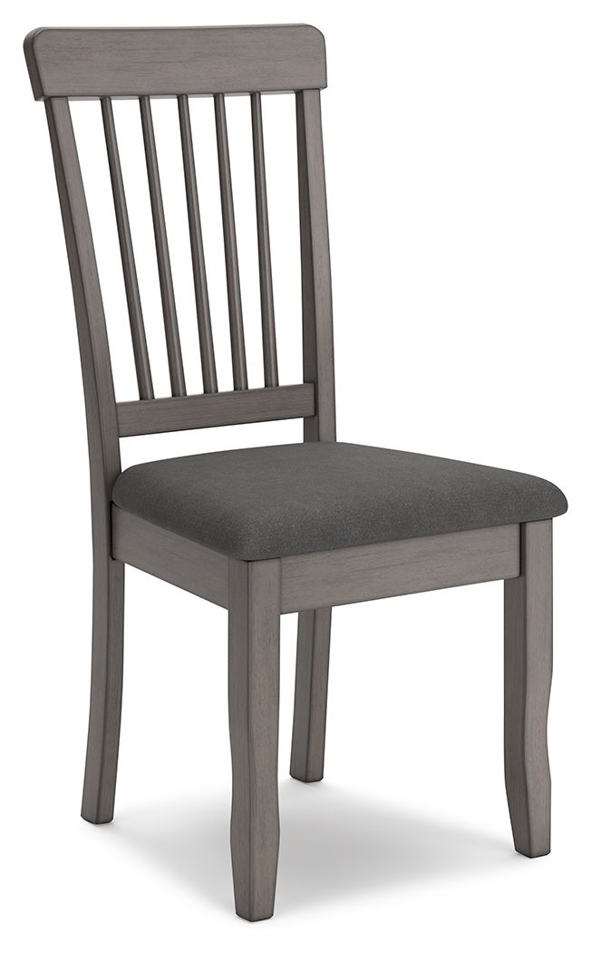 Shullden - Dining Room Side Chair (Set of 2) - Gray by Ashley – Chair Sets