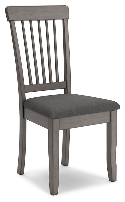Shullden - Dining Room Side Chair (Set of 2) - Gray by Ashley – Chair Sets