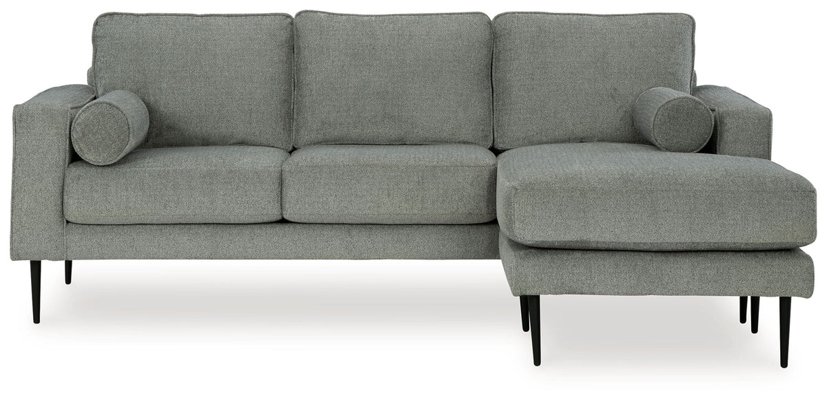 Hazela - Sofa Chaise - Charcoal by Ashley – Stationary Sofas