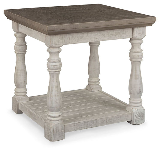 Havalance - Rectangular End Table - Gray / White by Ashley – End Tables
