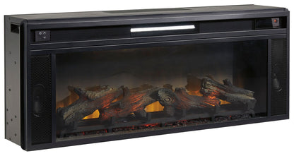 Entertainment Accessories - Fireplace Insert - Rectangular - Black by Ashley – view 3