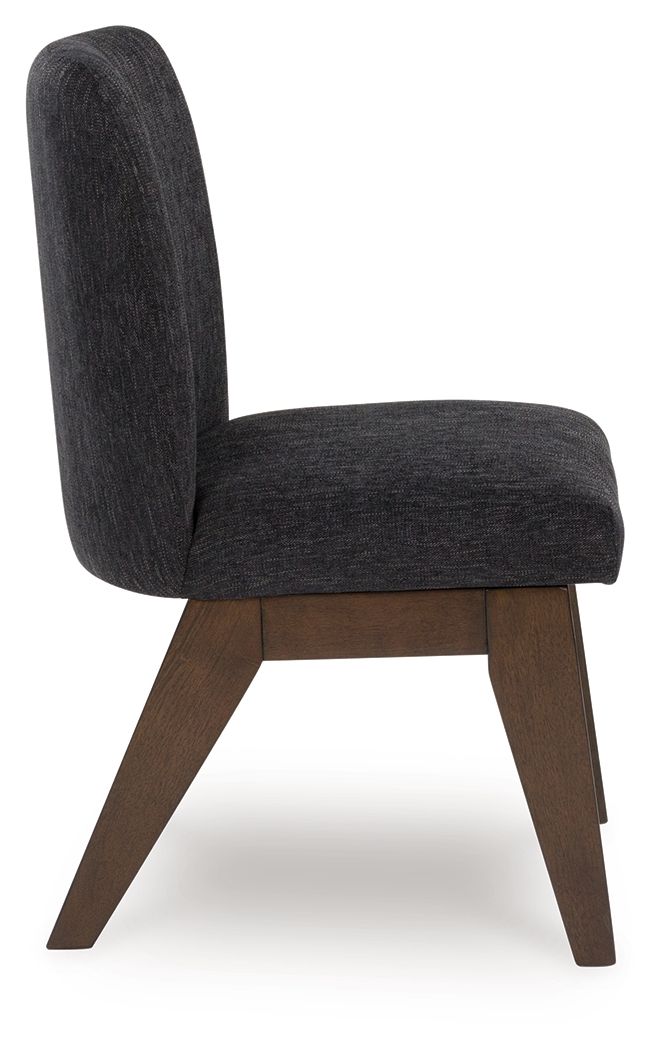 Dilenno - Dining Upholstered Side Chair (Set of 2) - Dark Brown by Ashley – view 2