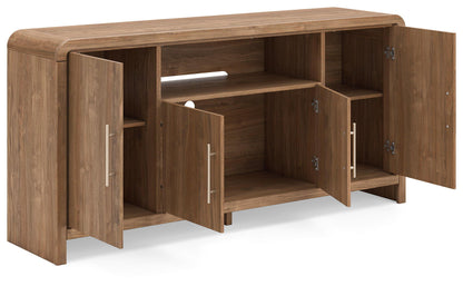 Dovander - Extra Large TV Stand - Brown by Ashley – view 4