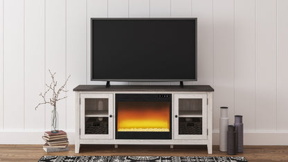 Dorrinson - TV Stand With Fireplace Insert by Ashley – view 3