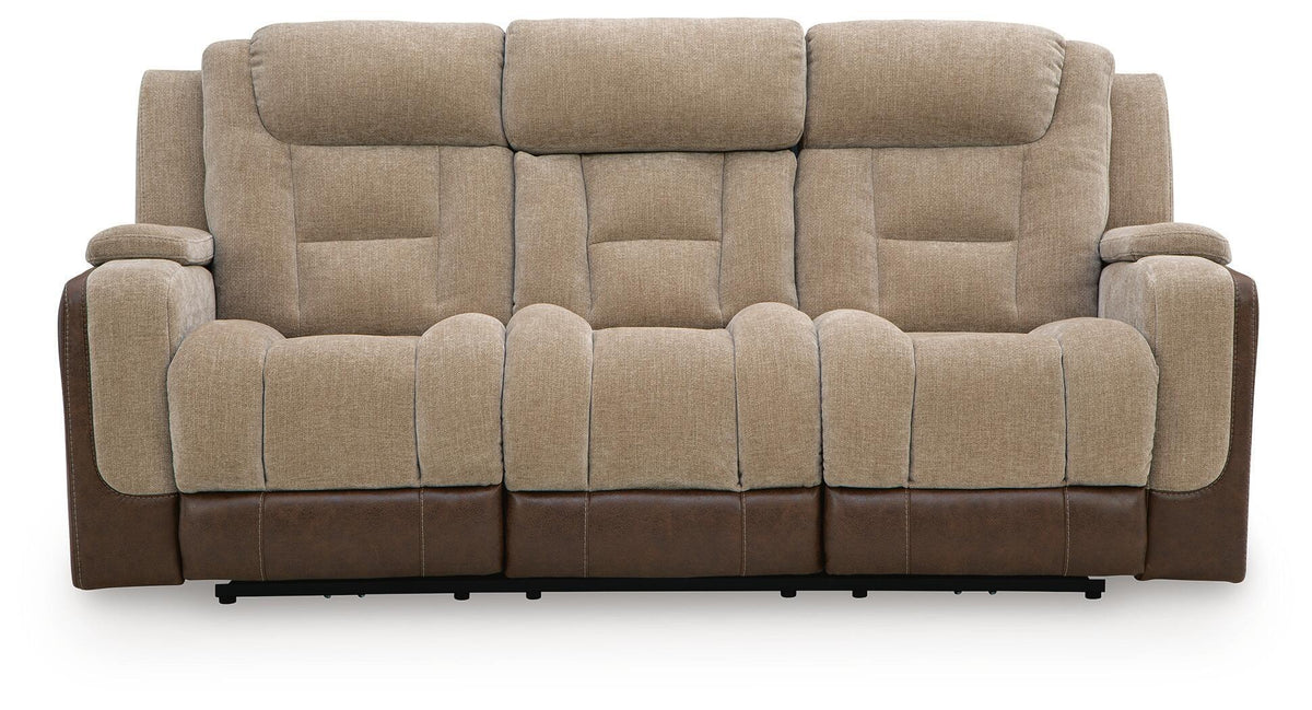 Mixed Motion - Power Reclining Sofa With Adjustable Headrest by Ashley – view 3