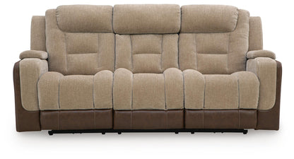 Mixed Motion - Power Reclining Sofa With Adjustable Headrest by Ashley – view 3