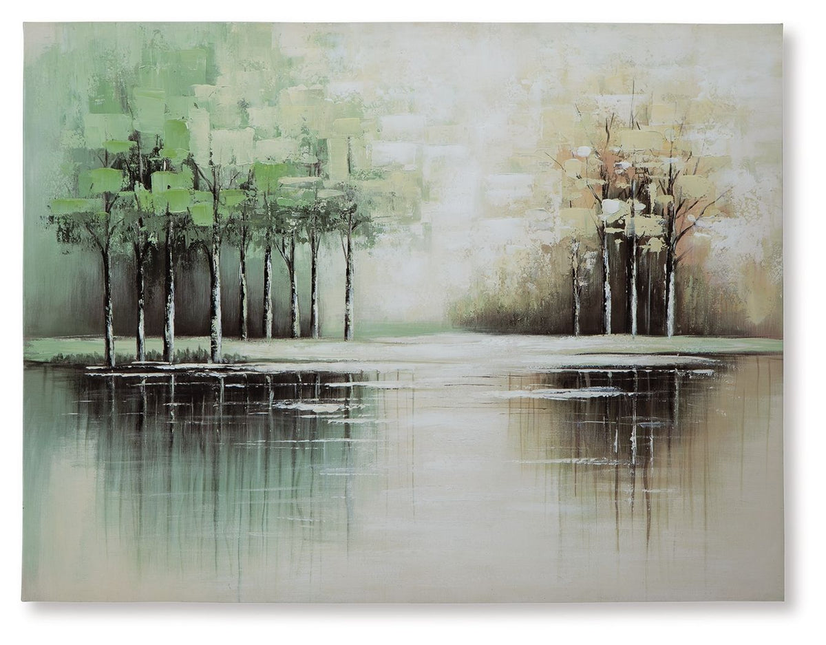 Garlenridge - Wall Art - Green / Tan / White by Ashley – Canvas Art