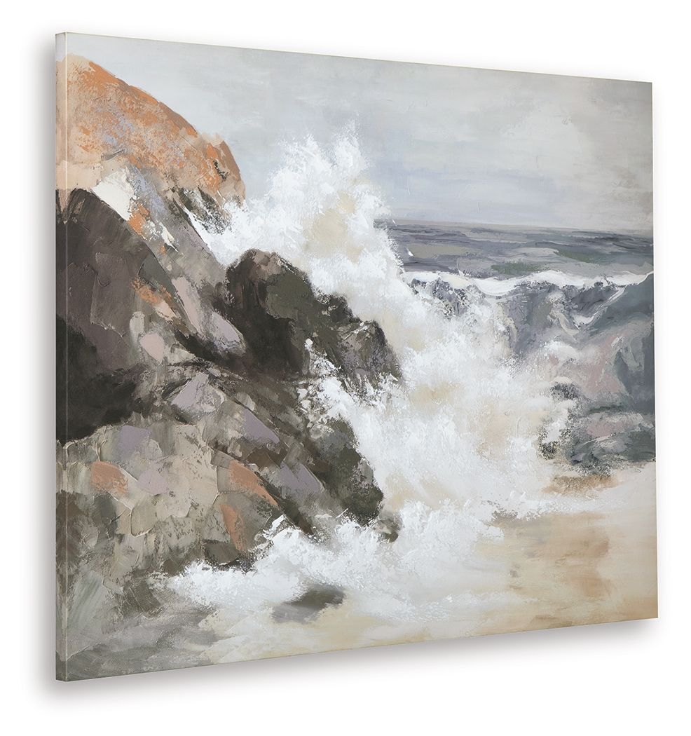 Worthner - Wall Art - Tan / Gray / White by Ashley – view 4