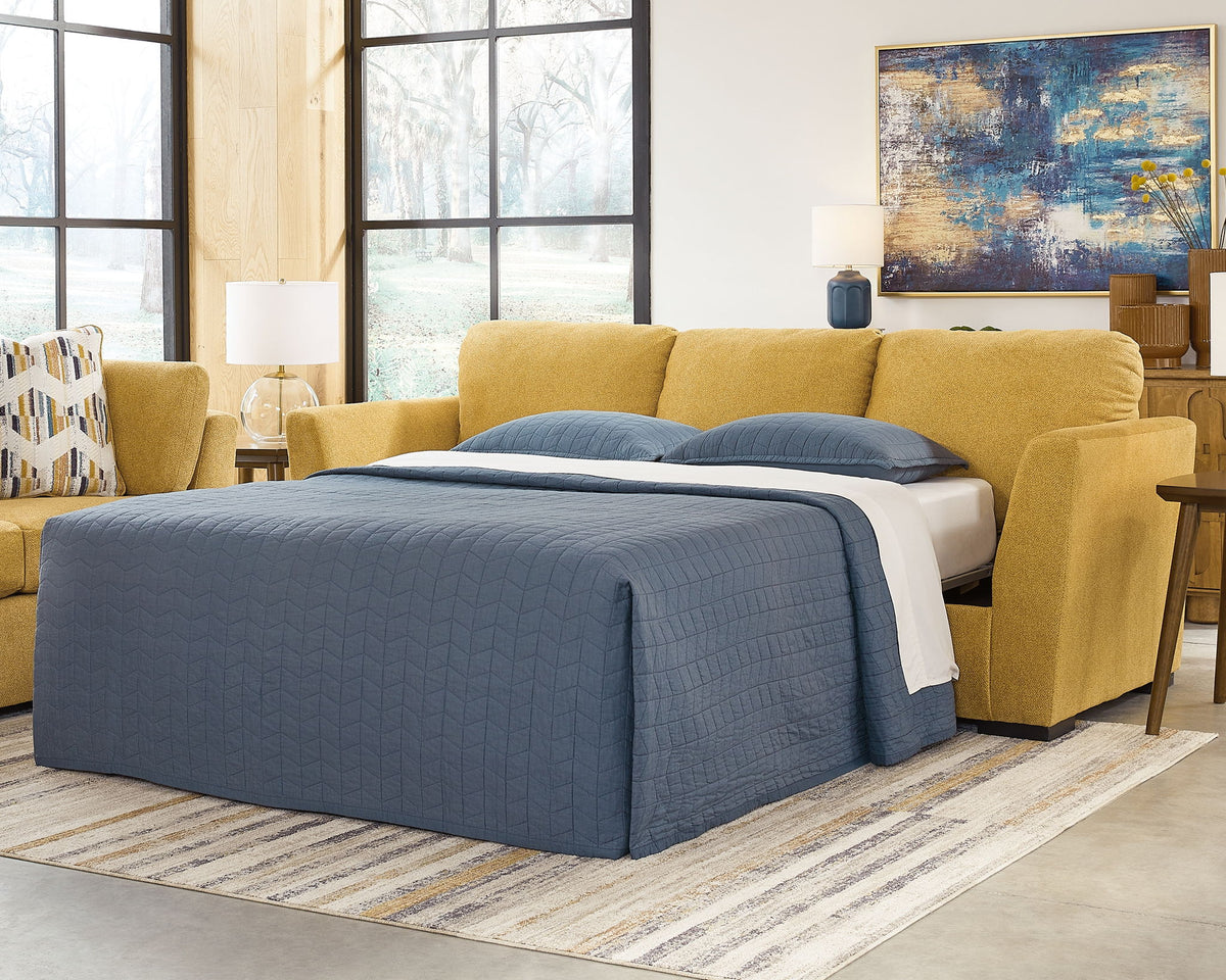 Keerwick - Queen Sofa Sleeper - Sunflower by Ashley – view 3