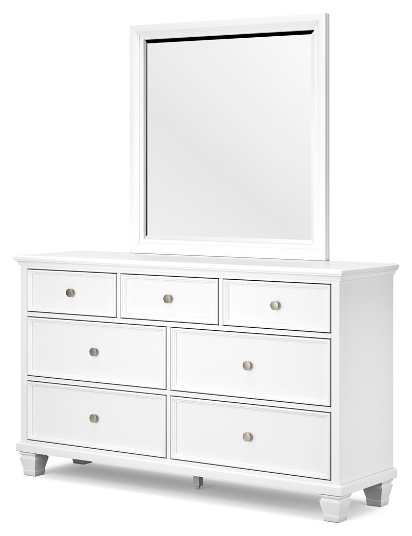 Fortman - Dresser And Mirror - White by Ashley – view 4