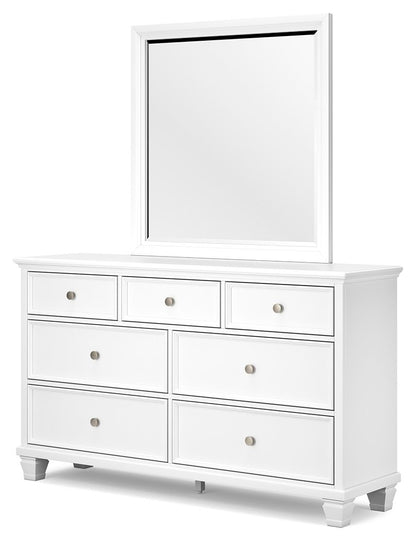 Fortman - Dresser And Mirror - White by Ashley – view 4