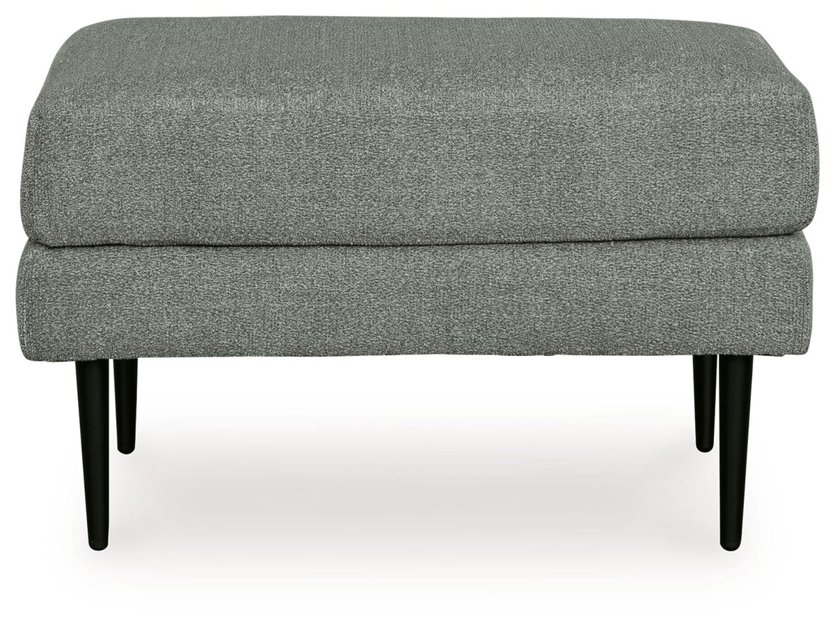 Hazela - Ottoman - Charcoal by Ashley – view 2