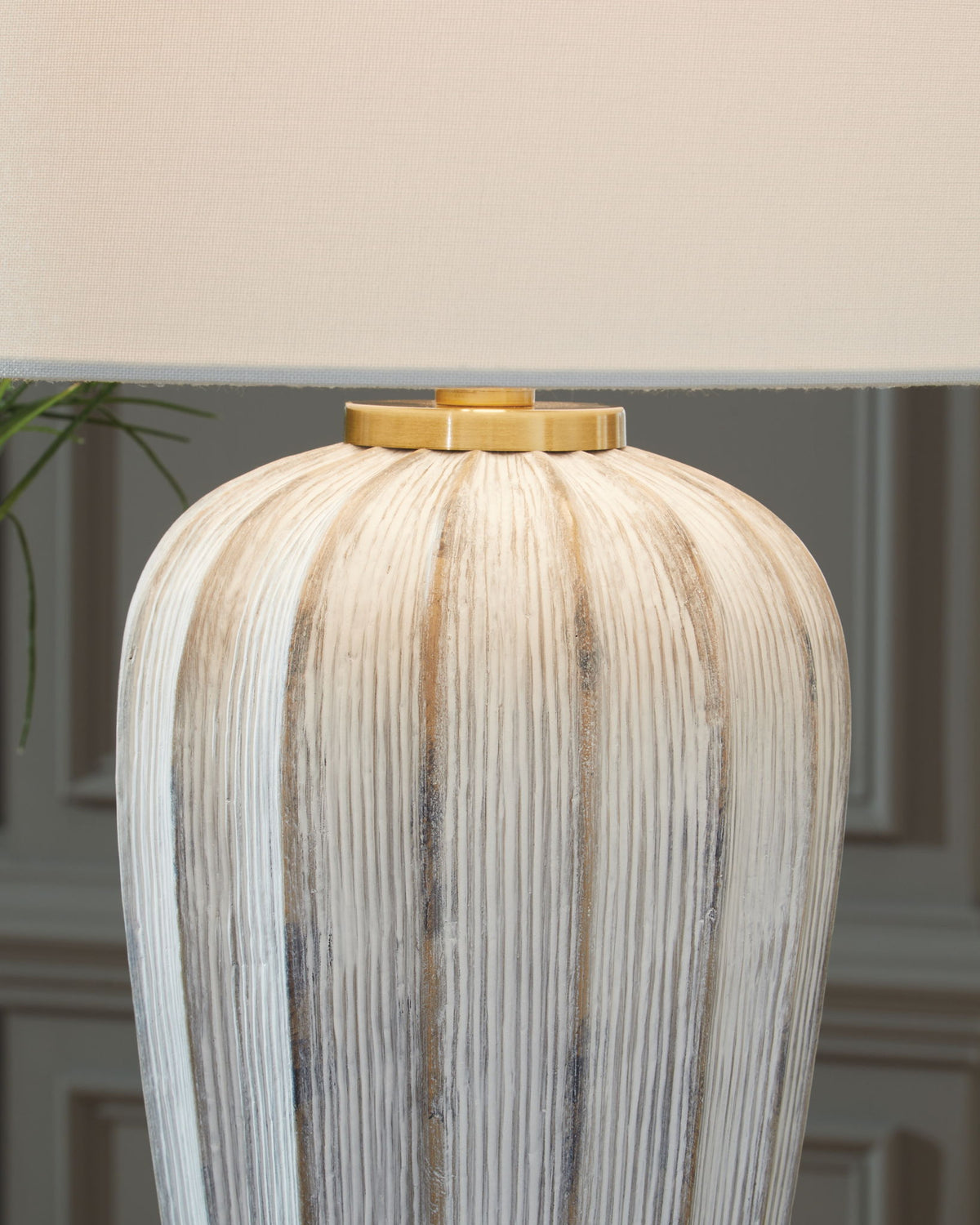Lanwell - Poly Table Lamp - Antique Gray by Ashley – view 3