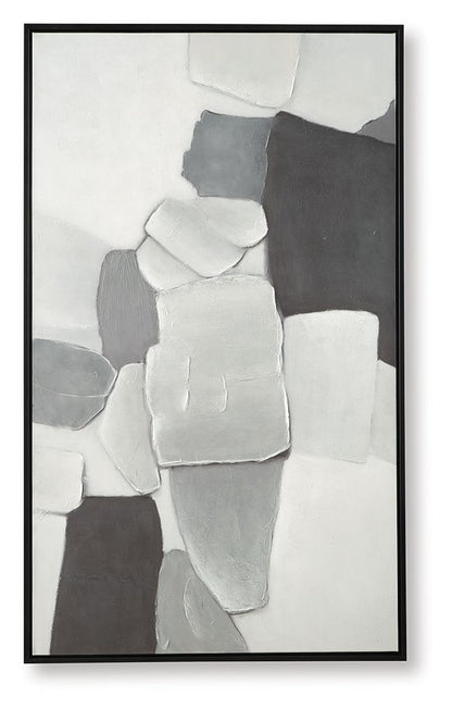 Adilson - Wall Art - White / Gray / Black by Ashley – Canvas Art