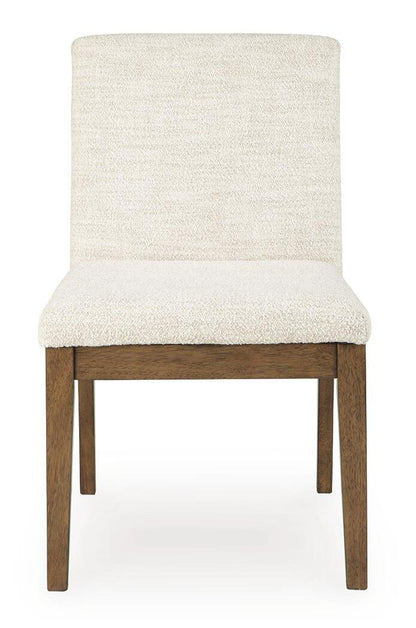 Marxmore - Dining Upholstered Side Chair (Set of 2) - Beige / Brown – view 3