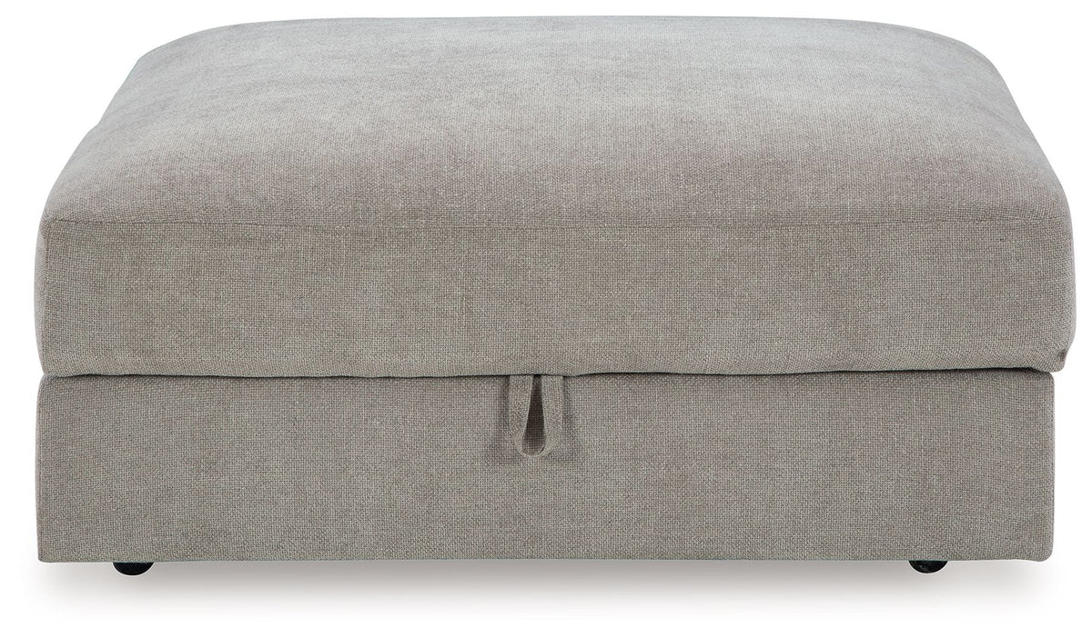 Aslan Court - Ottoman With Storage - Pebble – view 4