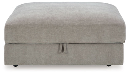 Aslan Court - Ottoman With Storage - Pebble – view 4