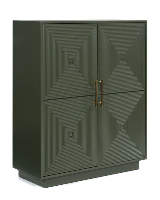 Geirwood - Accent Cabinet - Dark Green by Ashley – Accent Cabinets