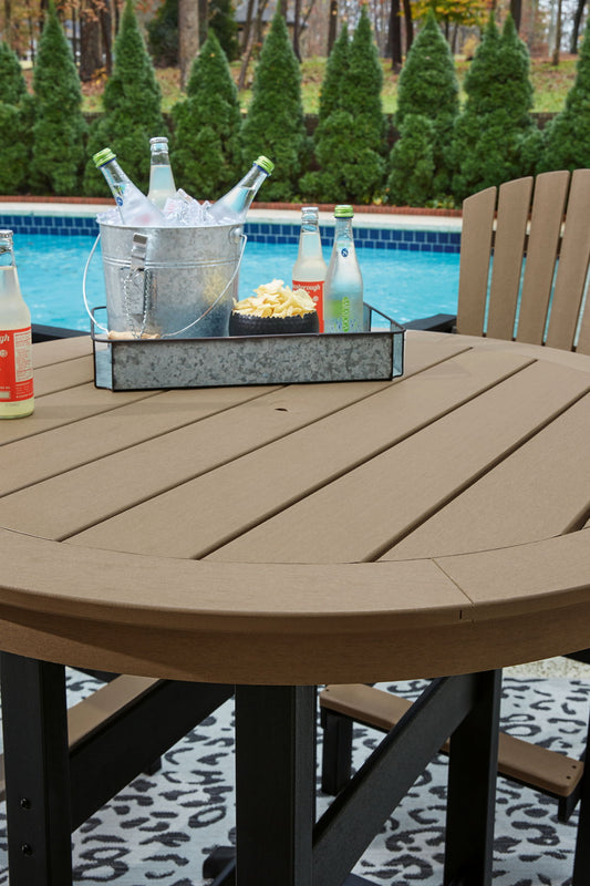 Fairen Trail - 5 Pc. - Dining Set with 4 Chairs - Black / Driftwood by Ashley – view 2