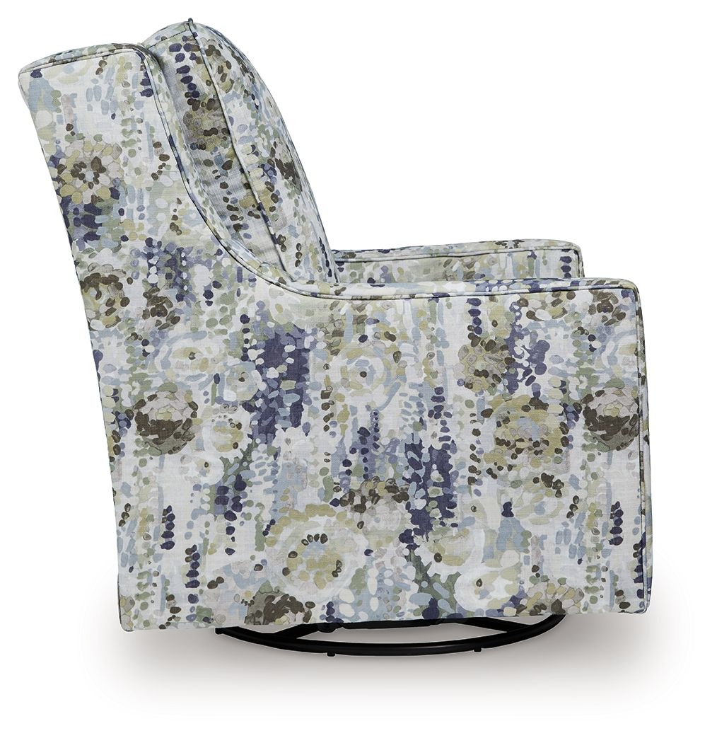 Dustinford - Swivel Glider Accent Chair - Multi by Ashley – view 3