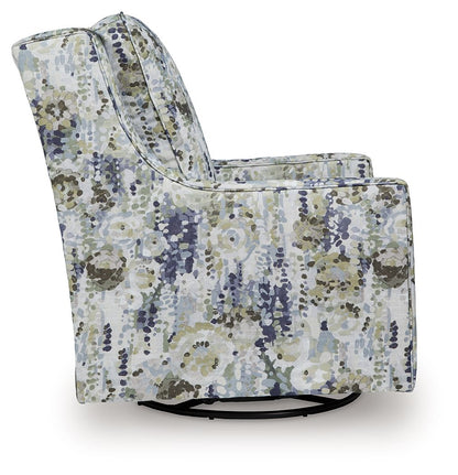 Dustinford - Swivel Glider Accent Chair - Multi by Ashley – view 3