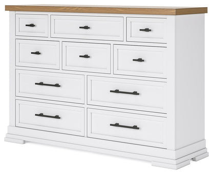 Ashbryn - Dresser - White / Natural – view 3