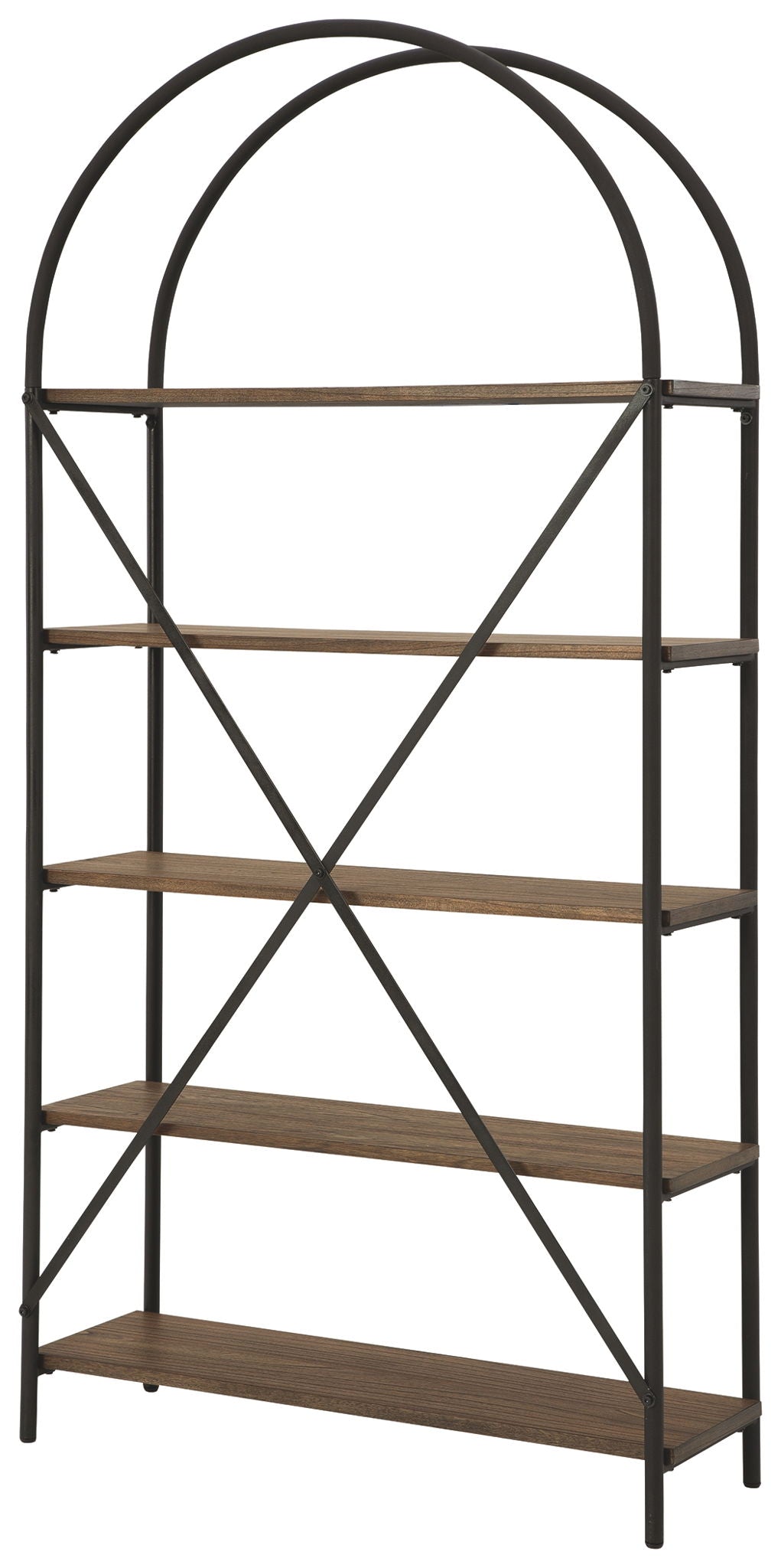 Galtbury - Bookcase - Brown / Black by Ashley – view 3