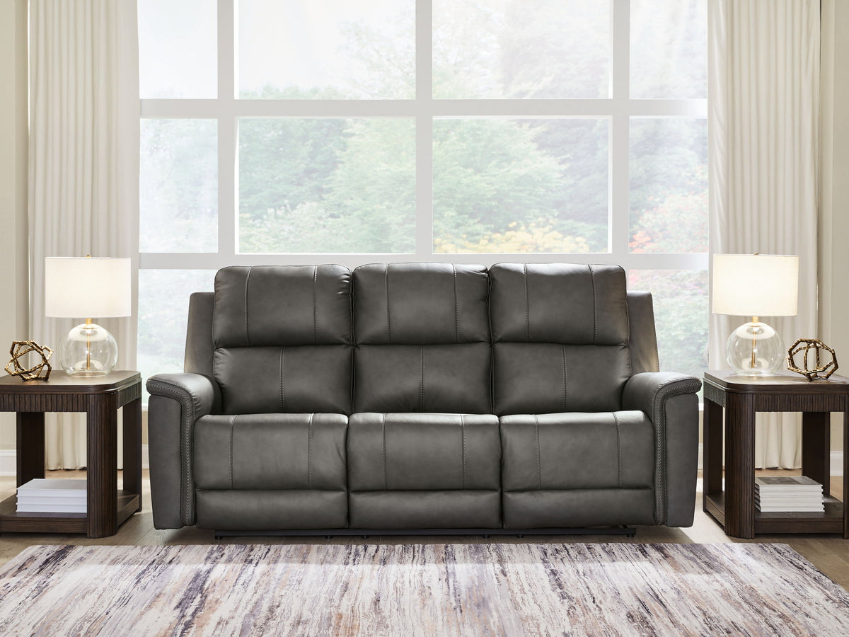 Bleckley - Power Reclining Sofa With Adjustable Headrest by Ashley – view 4