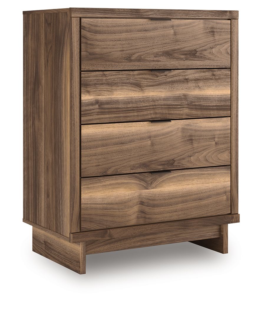 Chirason - Four Drawer Chest - Brown by Ashley – Accent Chests