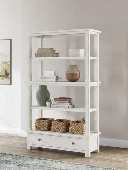 Robbinsdale - Bookcase - Antique White by Ashley – view 4