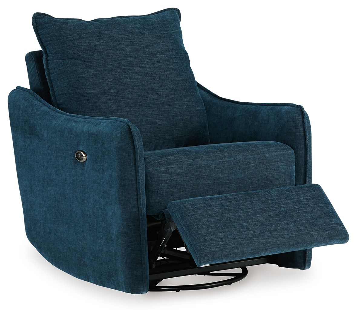 Mcburg - Swivel Power Recliner - Navy by Ashley – view 4
