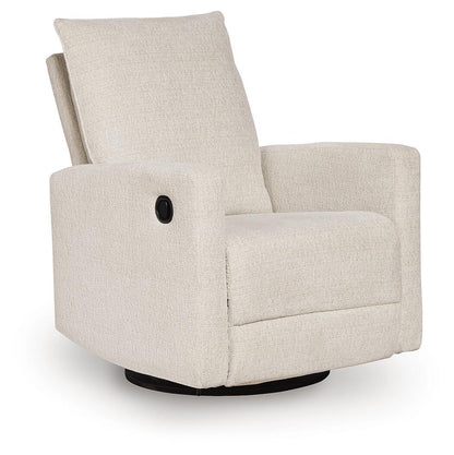 Oaklynn-Manor - Swivel Glider Recliner - Canvas by Ashley – Swivel Glider Chairs