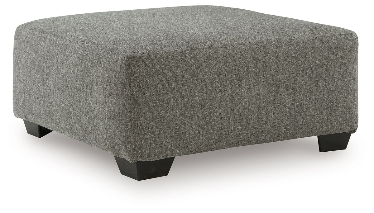 Clarington - Oversized Accent Ottoman - Greystone by Ashley – Accent Ottomans