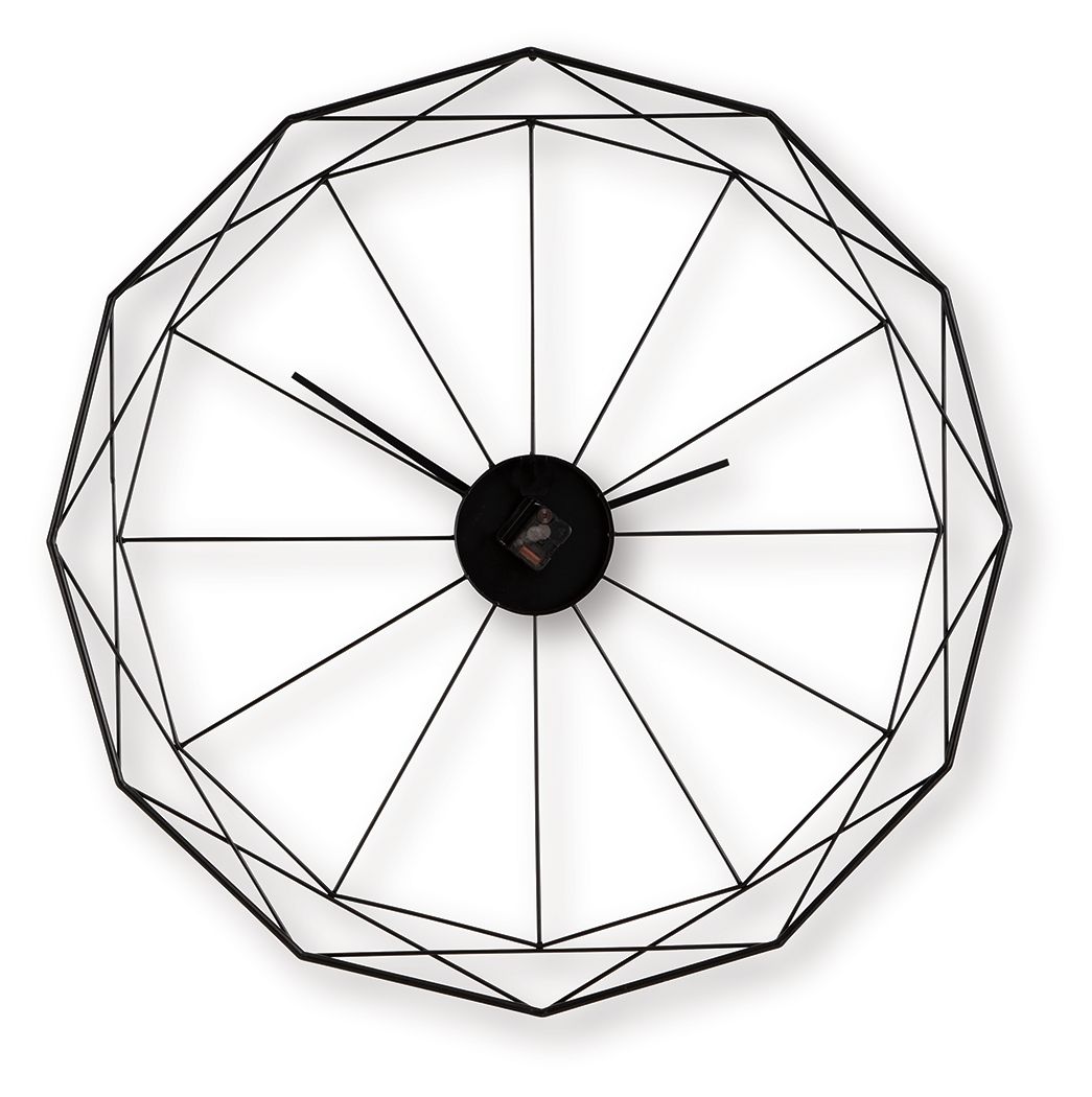 Arkthorne - Wall Clock - Black by Ashley – view 3