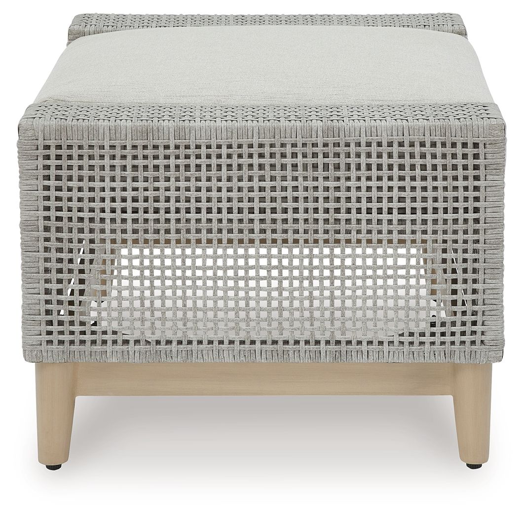 Seton Creek - Ottoman With Cushion - Gray by Ashley – view 3