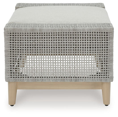 Seton Creek - Ottoman With Cushion - Gray by Ashley – view 3