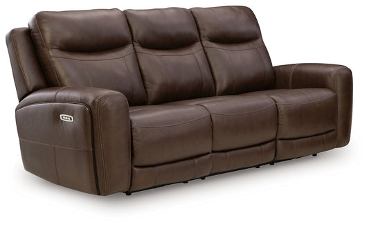 Gravier - Power Reclining Sofa With Adjustable Headrest - Cordova – Reclining Sofas